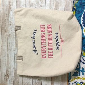 Thirty-one Canvas Shopper with saying